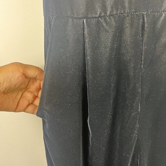 J. Crew Black Strapless Velvet Jumpsuit size 0 - Picture 7 of 14